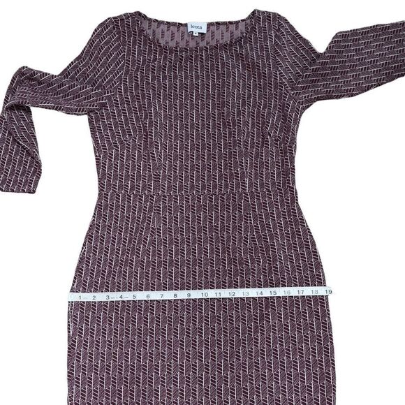 leota Long Sleeve Bodycon Dress Size Medium - Picture 11 of 16